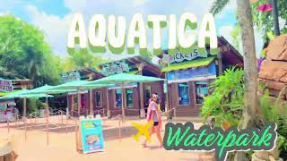 AQUATICA WATERPARK FULL TOUR amp REVIEW 4K [upl. by Cho282]