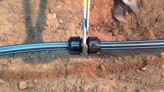 How to join poly pressure pipe using Philmac 3G Metric Fitting [upl. by Arte]