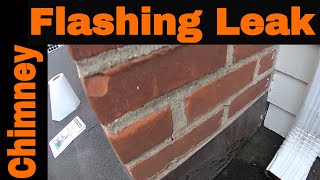 How to repair Chimney Flashing Leak in 5 minutes This will blow your mind [upl. by Eirallih]