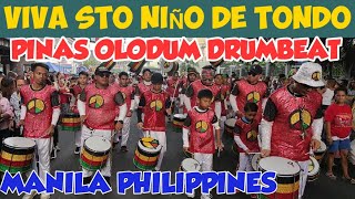 VIVA STO NIÑO DE TONDO 2020  PINAS OLODUM DRUMBEAT  LAKBAYAW  MANILA PHILIPPINES [upl. by Sucy]