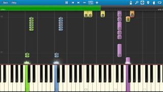 AHa  The Sun Always Shines on TV Piano Tutorial  Synthesia How to Play [upl. by Olumor721]