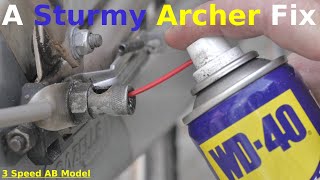 Fixing a Sturmy Archer 3 Speed hub with some WD40 [upl. by Kliman]