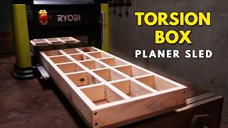 Torsion Box Planer Sled Build  No Jointer Lumber Milling [upl. by Anuala899]