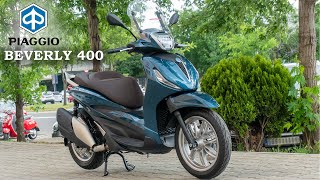 2021 Piaggio Beverly 400 HPE  Walkaround Details Starting Sound [upl. by Isdnil17]