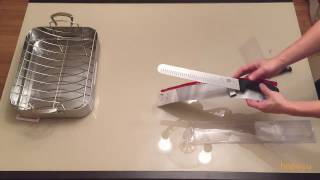 Victorinox Fibrox Pro 12Inch Granton Edge Slicing Knife Unboxing [upl. by Yelah]