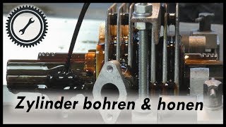 Was passiert beim Zylinder schleifen  Zylinder bohren amp honen [upl. by Tailor]