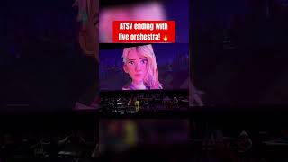 Across the SpiderVerse Ending with Live Orchestra 🔥 [upl. by Emyaj]