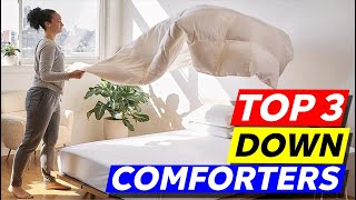 Top 3 Down Comforters to Buy in 2024 [upl. by Ezmeralda249]