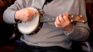 Banjo Ukulele Tutorial Playing the solo amp My Chords For the solo to Windows amp More [upl. by Maridel]