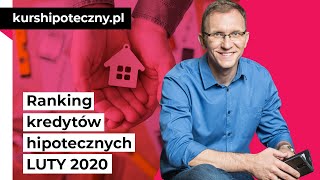 Ranking kredytów hipotecznych LUTY 2020  jak powstaje ranking [upl. by Lapham]