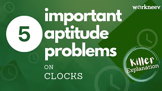 Clocks  5 Important Problems  Aptitude Test  Chethan Kumar [upl. by Gallard759]