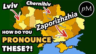 How to pronounce Ukrainian cities in English 🇺🇦 [upl. by Rebmac]