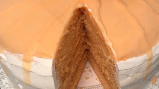 Orange Sherbet Ice Cream Cake [upl. by Muiram794]