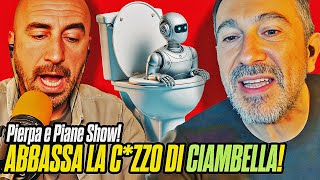 Abbassate la TAVOLETTA DEL WATER a quel ROBOT INTELLIGENTE Pierpa e Piane Show [upl. by Kcir936]