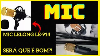 EQUIPAMENTOS NOVOS I MICROFONE LELONG LE914 PT 2 [upl. by Candide]