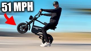 This Tiny 51 MPH Electric Scooter is RIDICULOUS Voro Motors RoadRunner Pro Review [upl. by Relly551]