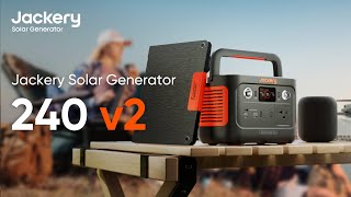 Handheld Power Perfect Companion for Daily Camping  Jackery Solar Generator 240 v2 [upl. by Rehotsirk]