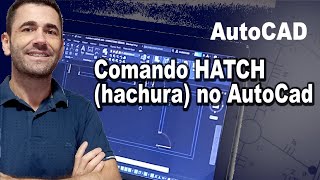 AutoCAD 15  Comando HATCH hachura no AutoCad [upl. by Laval767]