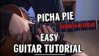 PICHA PIE Easy Guitar Tutorial Parokya ni Edgar [upl. by Novelia]