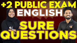 Plus Two English Public Exam  Sure Questions  Eduport Plus Two [upl. by Eissel]