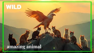 The Unlikely Friendship of a Bird and a Cat part6story animals [upl. by Decamp]