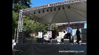 Rat City Brass at West Seattle Summer Fest 2013 [upl. by Ainahtan]