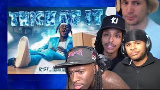 STREAMERS reaction to KSI SONG ksimusic streamerreactions ksi kaicenatreacts xqcreact react [upl. by Yssac]