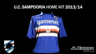 UC Sampdoria Home Kit 201314 [upl. by Nelleoj]