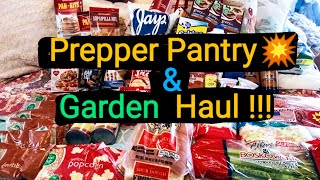 Prepper Pantry haulGarden haul [upl. by Debo488]