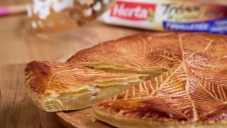 Recette de galette des rois à la frangipane HERTA® [upl. by Rhody]