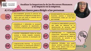 GESTIÓN DE RECURSOS HUMANOS actividad grupal [upl. by Cody]