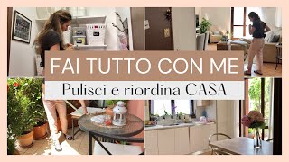 FAI TUTTO CON ME  PULISCI E RIORDINA LA CASA 🏡  ABBIAMO MESSO IN CONDIZIONATORI [upl. by Ogram]