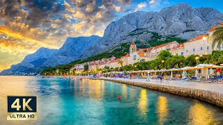 Makarska Riviera Croatia 🇭🇷 4K Bike and Walking Tour 2022 [upl. by Tanya]