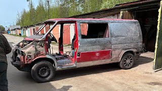 Подготовка к покраске Ч1 Vw T4 [upl. by Traggat]