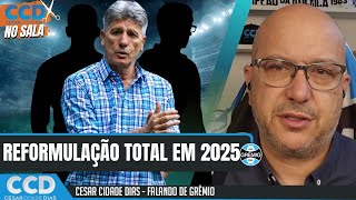 Mudanças para 2025 a todo vapor Grêmio fará reformulação total [upl. by Nonnac]