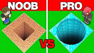 NOOB VS PRO ÇUKUR YAPI KAPIŞMASI  Minecraft [upl. by Parthen958]