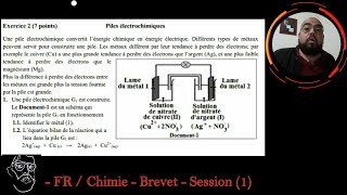 Chimie  Brevet  Session 1 2019  FR  ProsTutor [upl. by Einaffets]