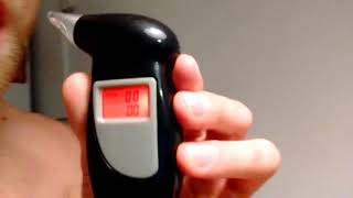 Breathalyzer Alcohol Tester  Breath Alcohol Test Digital Display [upl. by Sayles]