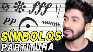 APRENDA TODOS OS SÍMBOLOS DA PARTITURA NO PIANO [upl. by Ennayelhsa]