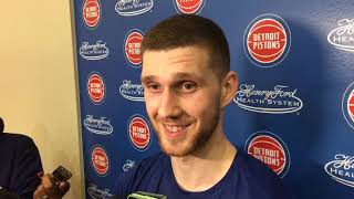 Newst Piston Svi Mykhailiuk eager to start playing [upl. by Warenne]