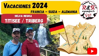 😎 08  Francia  Suiza  Selva Negra Alemania VACACIONES 2024 [upl. by Amadis]