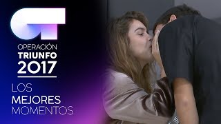 Amaia y Alfred se besan  LOS MEJORES MOMENTOS  OT 2017 [upl. by Lebyram]