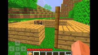 MineCraft Tutorial on IPad [upl. by Colinson]