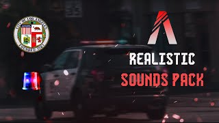 FiveM Realistic Sound Pack  LAPD Siren With NYPD [upl. by Molahs630]