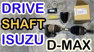 HOW TO REPLACED ISUZU DMAX DRIVE SHAFT [upl. by Atikim]