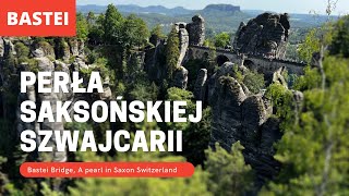 Most Bastei  Saksońska Szwajcaria 4K bastei basteibridge [upl. by Toma]