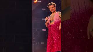 Harry Styles Gets Startled by Fans Scream at Concert 😂 shorts harrystyles celebrity [upl. by Nodmac]