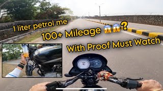 Bajaj Platina 100cc Mileage Test In 10 Rupees Petrol 😱  2023 me itni Mileage Deni Wali Bike 😰 [upl. by Nyloc773]