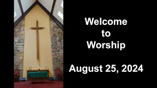 Colesville Presbyterian Church Livestream August 25 2024 [upl. by Nael]