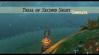 Trial of The Second Sight  Shrine Quest  Zelda BOTW [upl. by Okiam511]